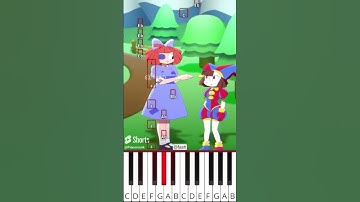 How to make Jax smile (@fash) The Amazing Digital Circus Animation - Octave Piano Tutorial