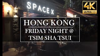 Walking Knutsford, Tsim Sha Tsui Friday Nightlife! - HONG KONG [4K HDR] | HK4K