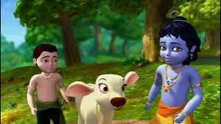 Little Krishna vs Raja Ular kepala lima Full HD !!!