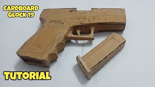 How To Make Cardboard Glock19 Diy Cardboard Gun