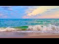 🌅 Soft Sunset Over the Sea | Relaxing Ocean Waves for Peace &amp; Sleep 4K