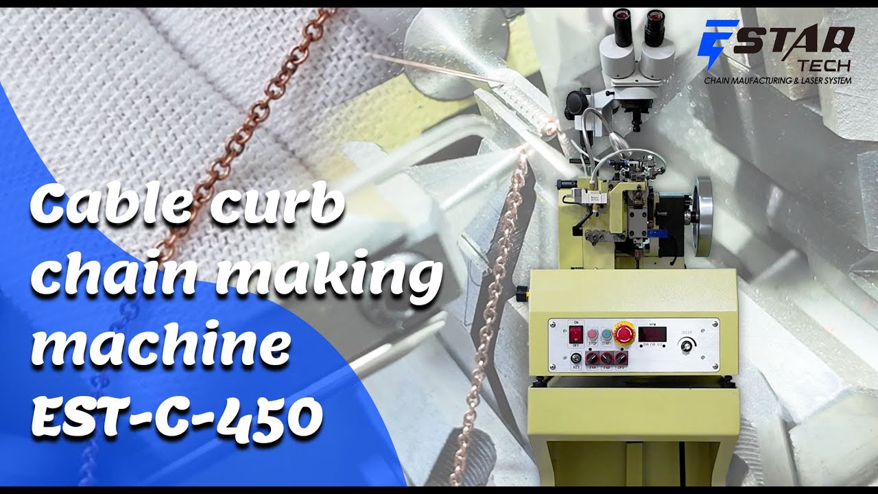 High speed cable curb chain making machine -EST-C450