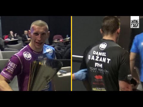 KSW 58: Robert Ruchała i jego rywal tuż po wyjściu z klatki