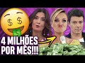 OS 10 MAIORES SALARIOS DA TV!! | Virou Festa