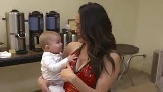 Brie And Birdie At The Royal Rumble