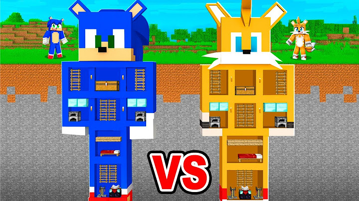 Sonic vs Tails SECRET Underground Base Battle!