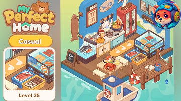 My Perfect Home Casual Level 35 Guide & Answers | Mobile Gameplay Walkthrough 