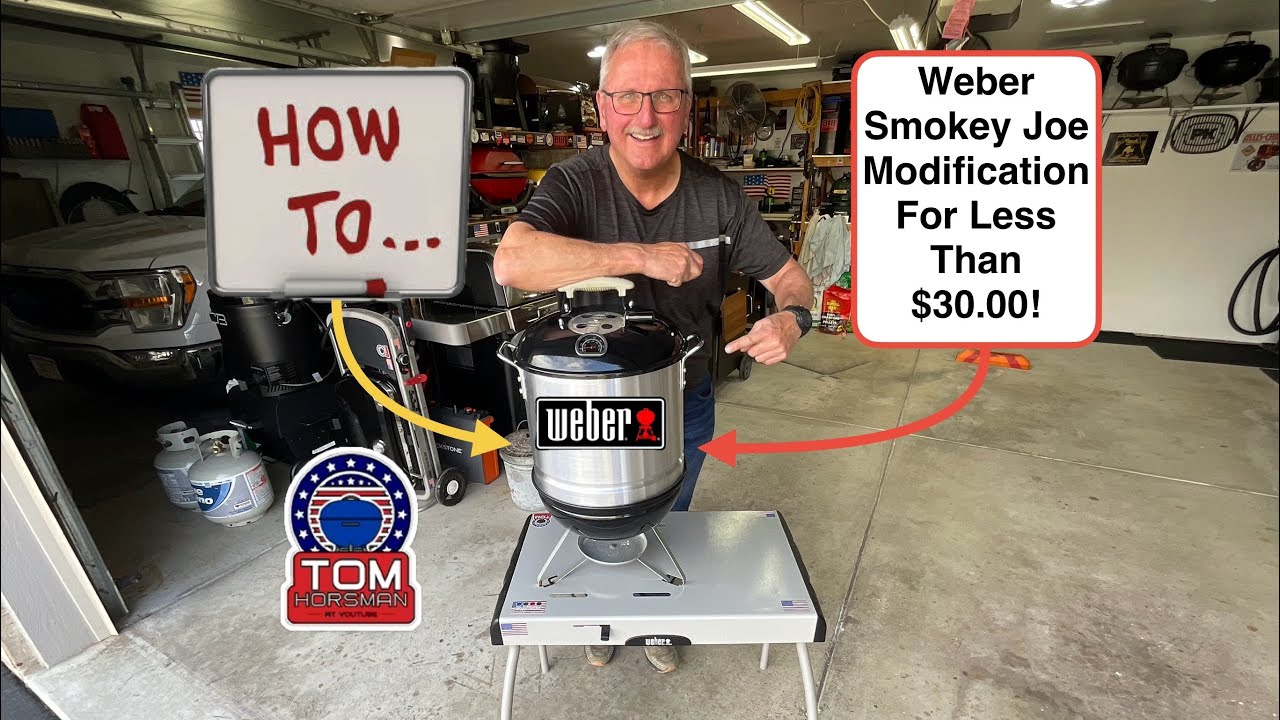 Weber Smokey Joe Modification! / Let’s Add A Tamale Pot! / Less Than ...