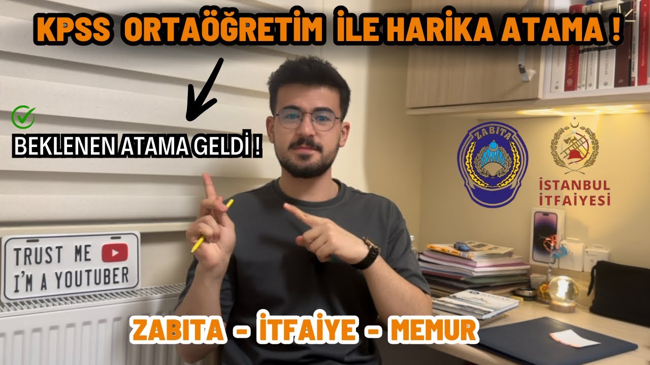 KPSS Ortaöğretim-Önlisans-Lisans Beklenen Atama | İBB İtfaiye-Zabıta-Memur Alımı Başladı!