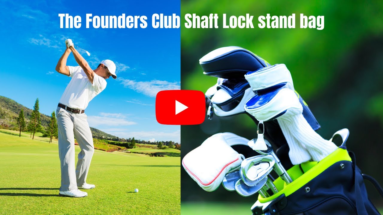 Founders Club Golf Stand Bag for Walking 14 Way Organizer Top Shaft Lock