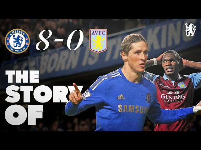 ⏪ CHELSEA 8-0 ASTON VILLA | 2012/13 | Premier League | The Story