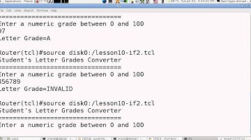 Tcl/Cisco Lesson 10: if statement combined conditions (English Version)
