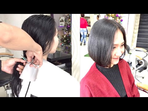  POTONG  RAMBUT  PENDEK short bob  haircut  for women  YouTube