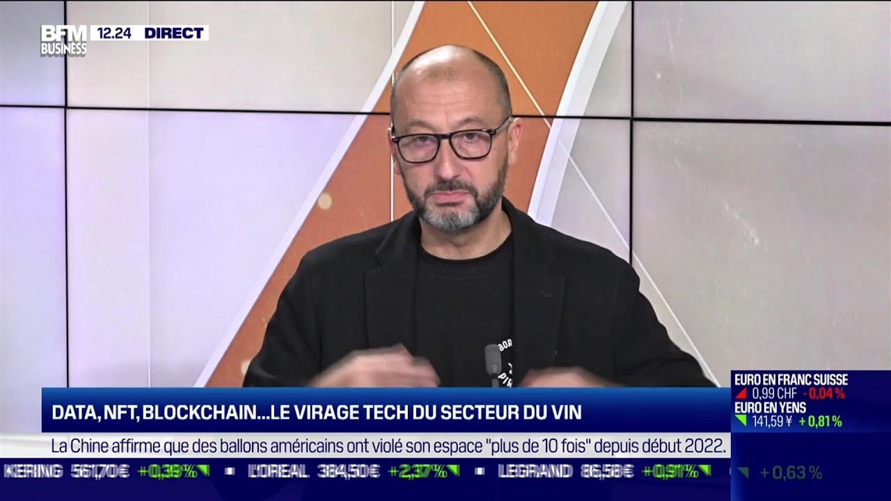 Laurent David (La WineTech) : Data, NFT, blockchain... le virage tech ...