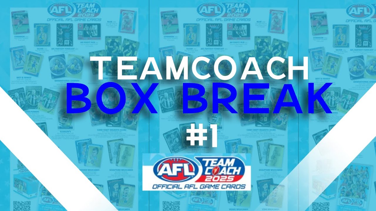 2025 AFL Teamcoach Box Break 1 