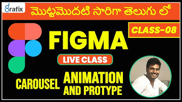 Figma telugu tutorials for begginers-Class-08 | Figma carousel slider animation and prototype