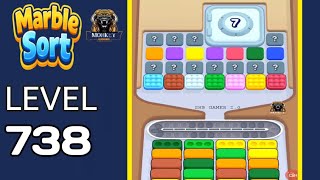 Marble Sort level 738 walkthrough solution