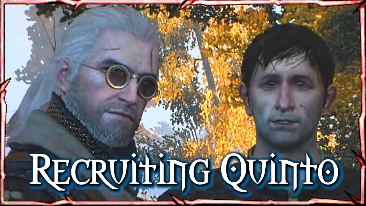 Witcher 3 Recruiting Quinto, the Safecracker (Hearts of Stone) YouTube