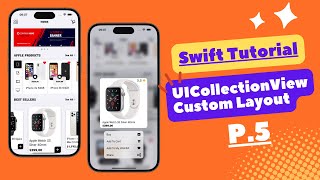 iOS Swift Custom Collection View Layout (P5)