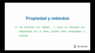 5.- Propiedades y métodos - Funciones en JavaScript Wealth