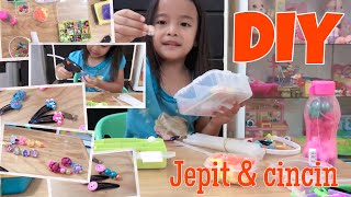 Zara Belajar Kreatif Membuat Jepit Rambut Dan Cincin Diy Craft Home Schooling