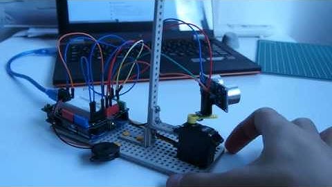 Arduino超音波センサー塔