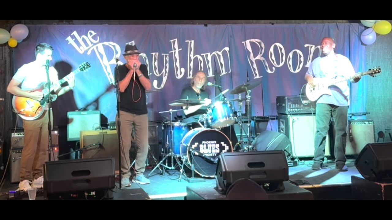 LIVEWIRE Blues Revue at The Rhythm Room;  at Phoenix Blues Society's 2024 Blues Showdown.
