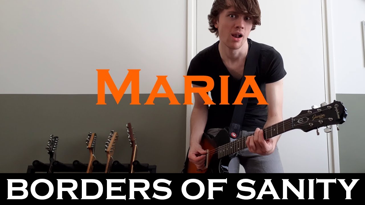 Green Day Maria guitar Cover By Borders Of Sanity YouTube