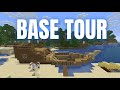 My Minecraft Base Tour! | Base In Shipwreck!