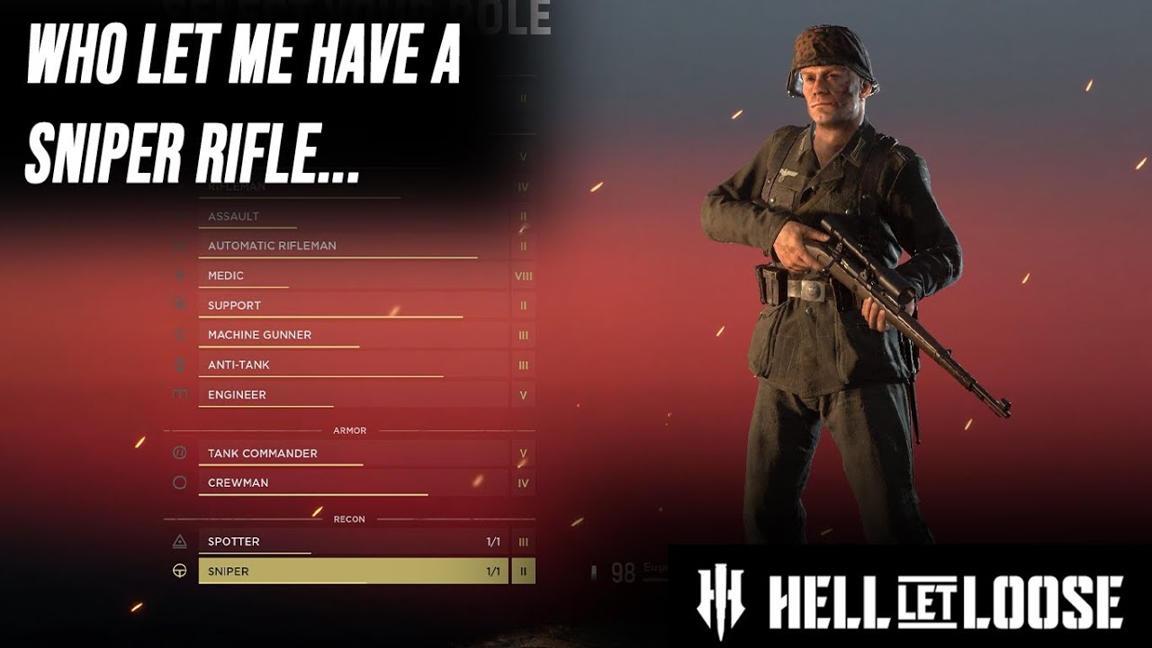Hell Let Loose - A Medic with A Sniper Rifle - Eugene: The Medic - YouTube