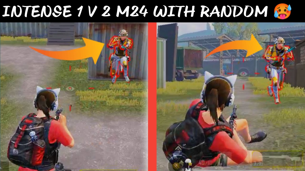 MY MOST INTENSE 1 V 2 M24 WITH RANDOM 🥵 | KAROBAR GAMING | MUST WATCH TILL END 🥵