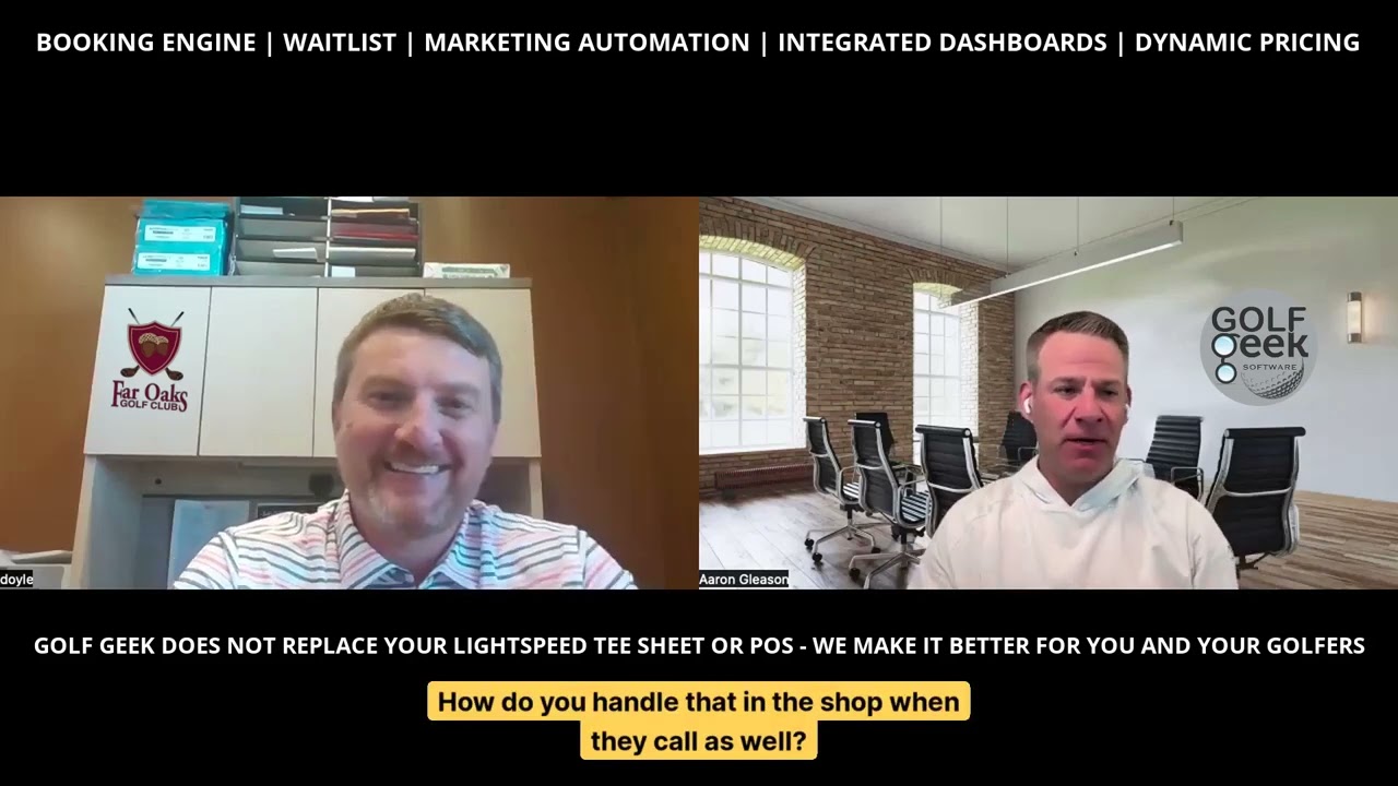 A conversation about Golf Geek Software