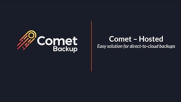 Comet-Hosted for an all-in-one backup solution