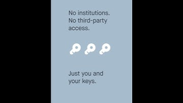 What is self-custody?