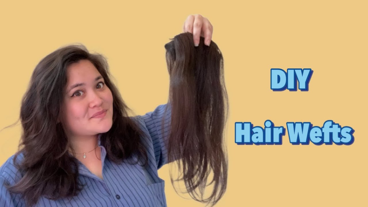 DIY How To Make Luxury SEAMLESS CLIP IN hair extensions