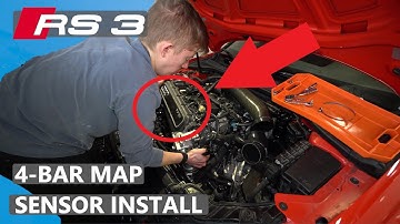 Audi RS3 4 Bar MAP Sensor Install