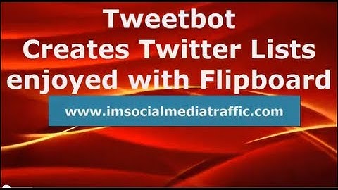 Tweetbot Creates Twitter Lists enjoyed with Flipboard