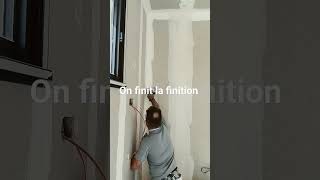 dernier travaux avant la pose de cuisine #carrelage #placo #travauxmaison  #papabrico