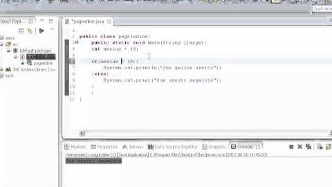 Java programavimo pamoka 5 - salyga if