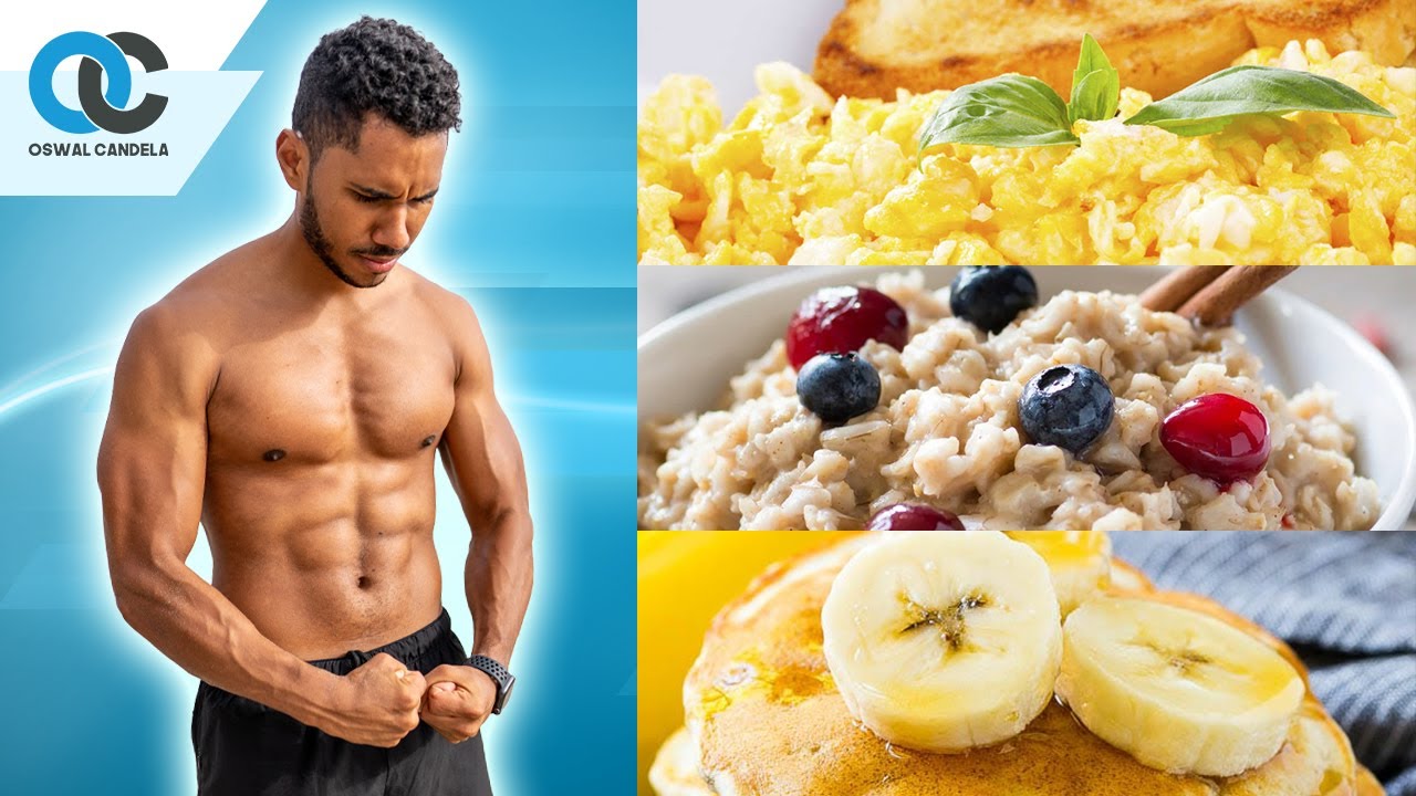 Desayuno para GANAR MASA MUSCULAR - YouTube