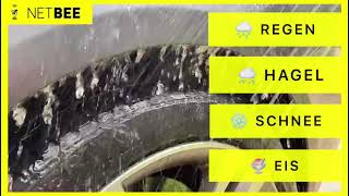 Netbee Iot - Autarke Berührungslose Straßendiagnose - Erkennt Regen Schnee Eis Und Hagel