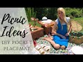 DIY SUMMER PICNIC IDEAS | PICNIC BASKET IDEAS | POCKET PLACEMAT DIY | WHAT TO PACK FOR A PICNIC