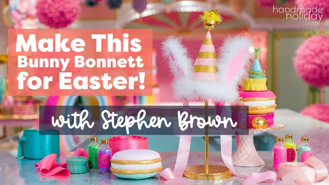 ⁣Make These Party Easter Hats With Stephen Brown | Glitterville Studios | Handmade Holiday