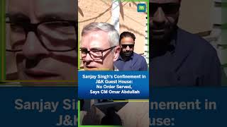 No Order Served Omar Abdullah Questions Sanjay Singhs Confinement In Srinagar Guest House
