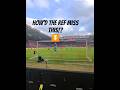 Leno tips over the bar but ref fails to give corner #safc #fulham #Pawson