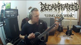 Decapitated  Lying And Weak Guitar Cover By Hubert Wicek