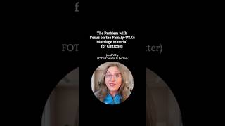 Why Does Focus on the Family (USA) Frame Divorcees as a Threat to the Church?