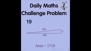 May 19 Daily Maths Challenge Problem