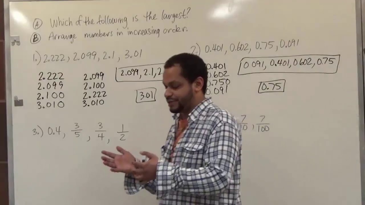 Bmc Cuny Math Chart.pdf Comparing and Ordering Decimals & Fractions Part 1 - Nursing Math ...