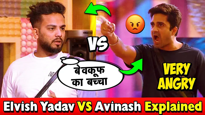 Bigg boss ott season 2 - Elvish Yadav Vs Avinash Sachdev | Elvish yadav fight in bigg boss ott 2